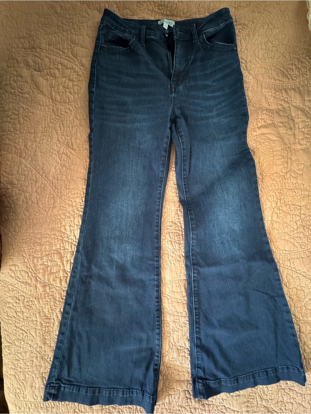 Shyanne Dark Blue Flare Jeans 29Wx34L